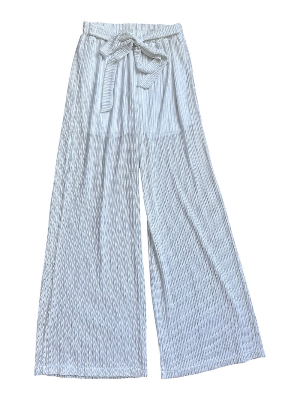Paradise USA Women’s White Wide Leg Lounge Pants Size Small